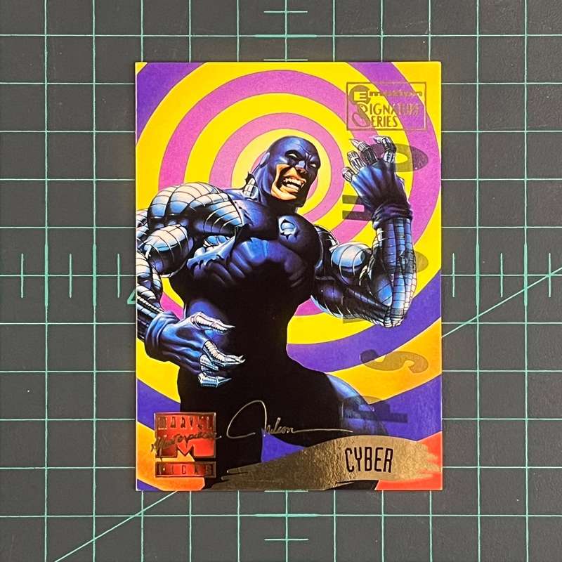 119 Cyber | Nelson | E-Motion Signature Series | 1995 | Marvel Masterpieces | Trading Card