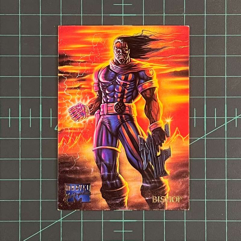 12 Bishop | Patelis | 1995 | Marvel Masterpieces | Trading Card