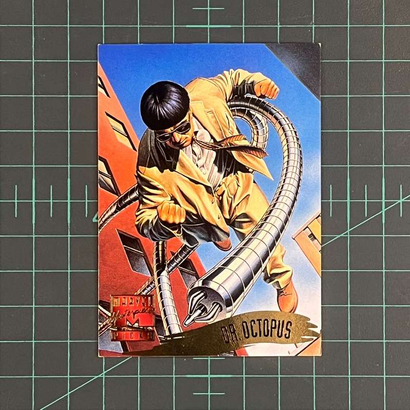 123 Dr. Octopus | Nelson | 1995 | Marvel Masterpieces | Trading Card