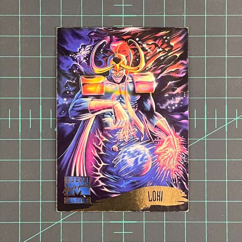 131 Loki | Patelis | 1995 | Marvel Masterpieces | Trading Card