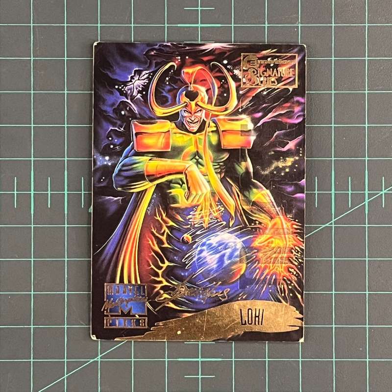 131 Loki | Patelis | E-Motion Signature Series | 1995 | Marvel Masterpieces | Trading Card
