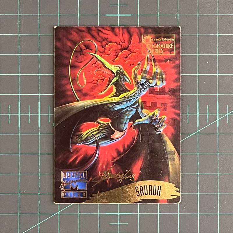 142 Sauron | Patelis | E-Motion Signature Series | 1995 | Marvel Masterpieces | Trading Card