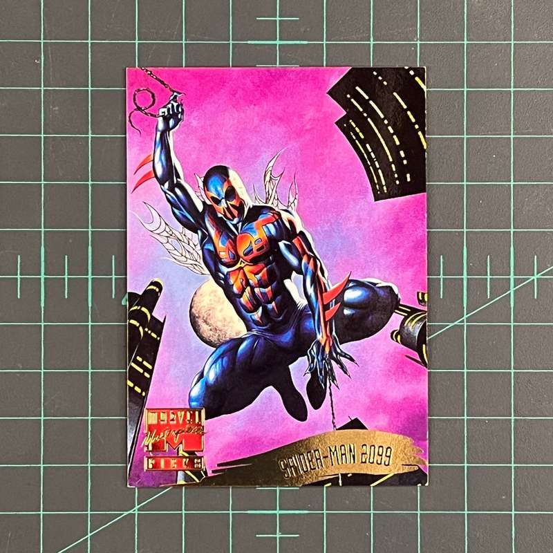 147 Spider-Man 2099 | Nelson | 1995 | Marvel Masterpieces | Trading Card