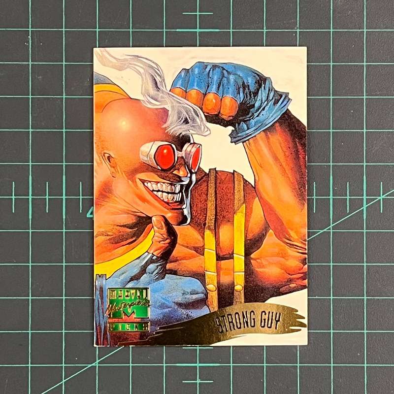 148 Strong Guy | De Vries | 1995 | Marvel Masterpieces | Trading Card