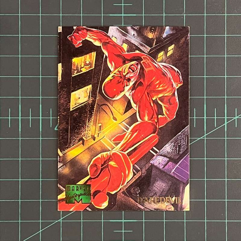 25 Daredevil | Devries | 1995 | Marvel Masterpieces | Trading Card