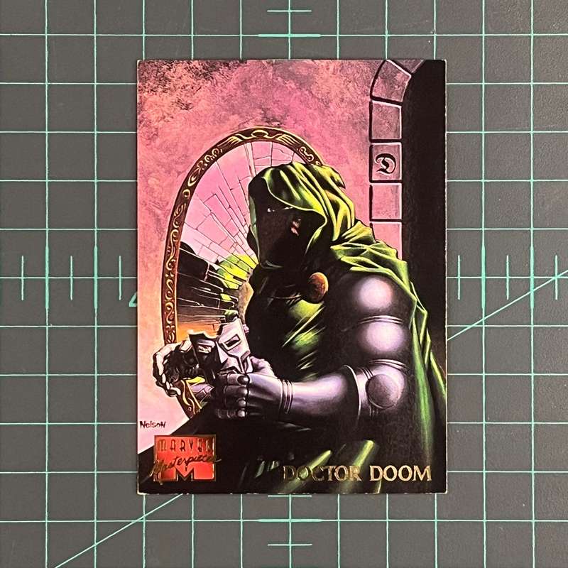 29 Dr. Doom | Nelson | 1995 | Marvel Masterpieces | Trading Card