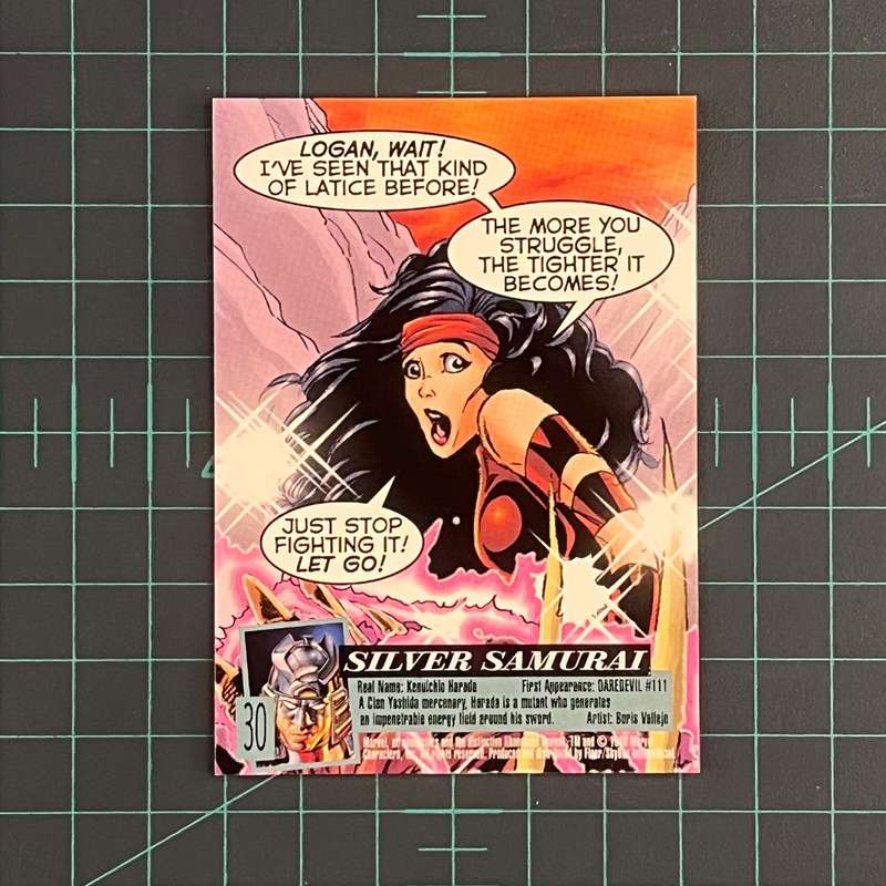 30 Silver Samurai | 1996 | X-men Ultra Fleer Wolverine | Trading Card