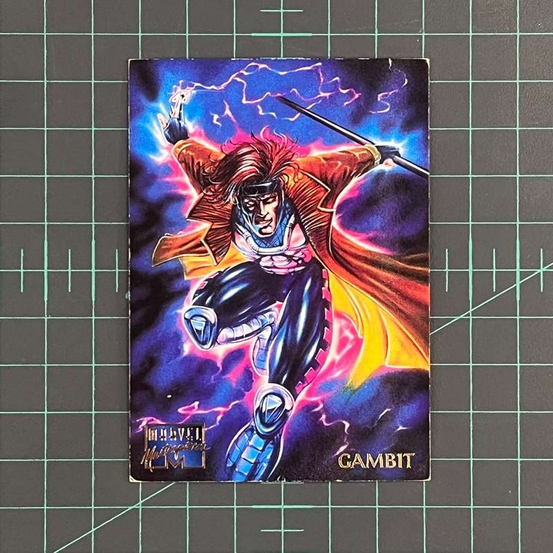 35 Gambit | Patelis | 1995 | Marvel Masterpieces | Trading Card