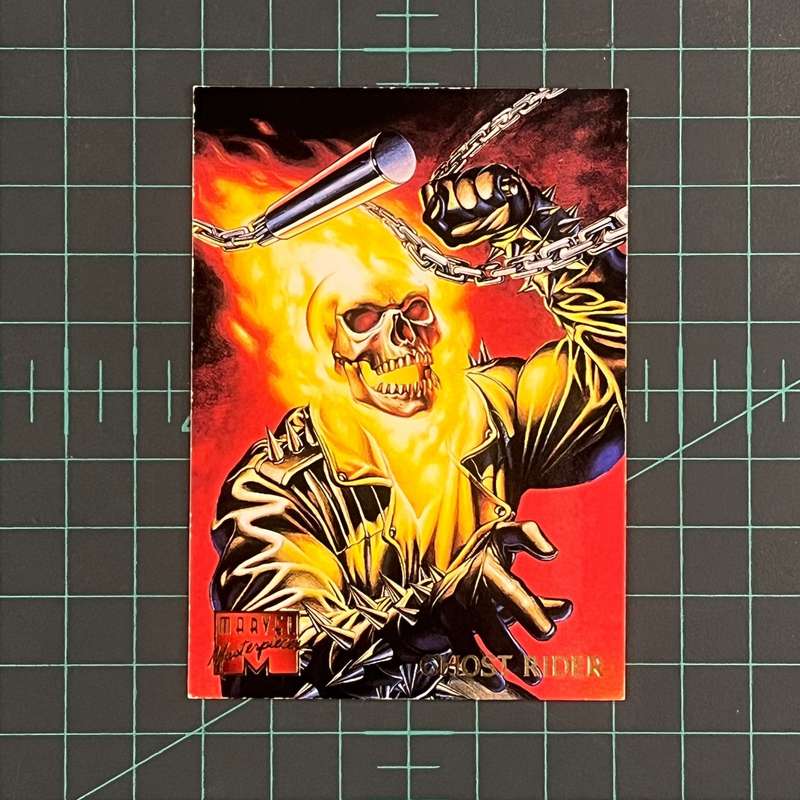 38 Ghost Rider | Nelson | 1995 | Marvel Masterpieces | Trading Card