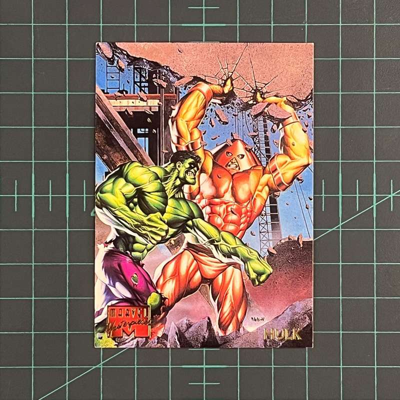 41 Hulk | Nelson | 1995 | Marvel Masterpieces | Trading Card