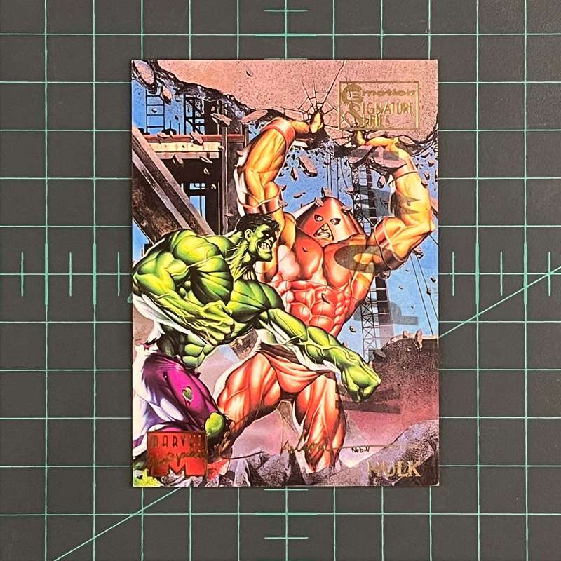 41 Hulk | Nelson | E-Motion Signature Series | 1995 | Marvel Masterpieces | Trading Card