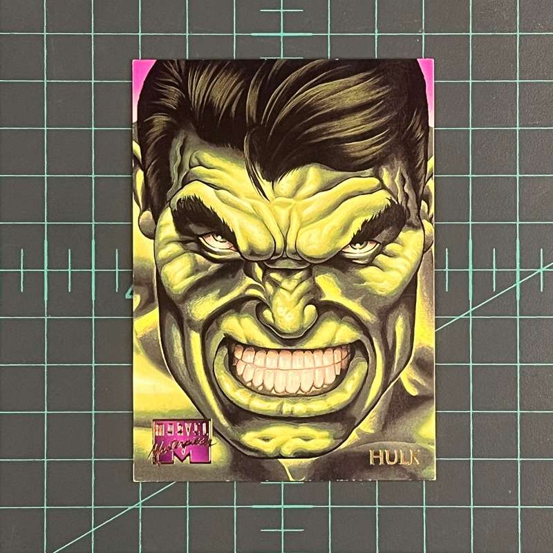 42 Hulk | Scanlan | 1995 | Marvel Masterpieces | Trading Card