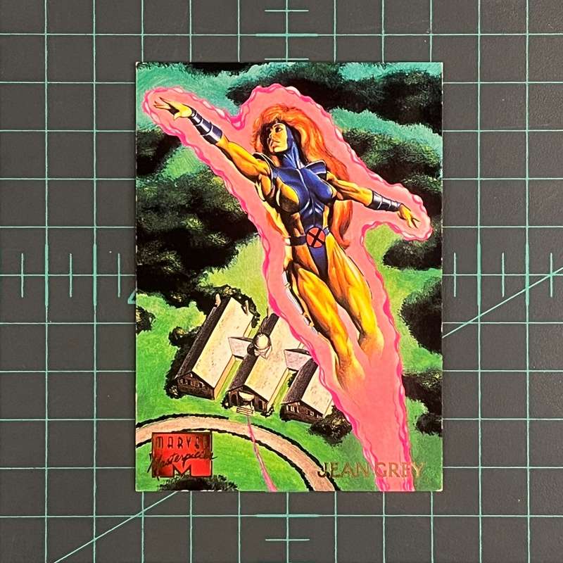 55 Jean Grey | Nelson | 1995 | Marvel Masterpieces | Trading Card