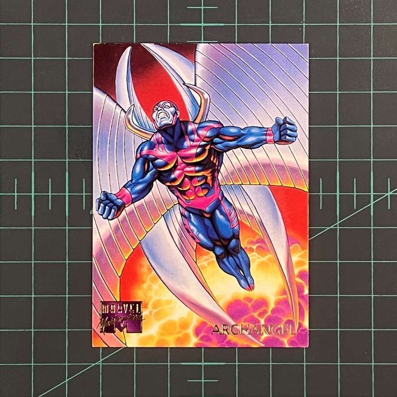 6 Archangel | Scanlan | 1995 | Marvel Masterpieces | Trading Card