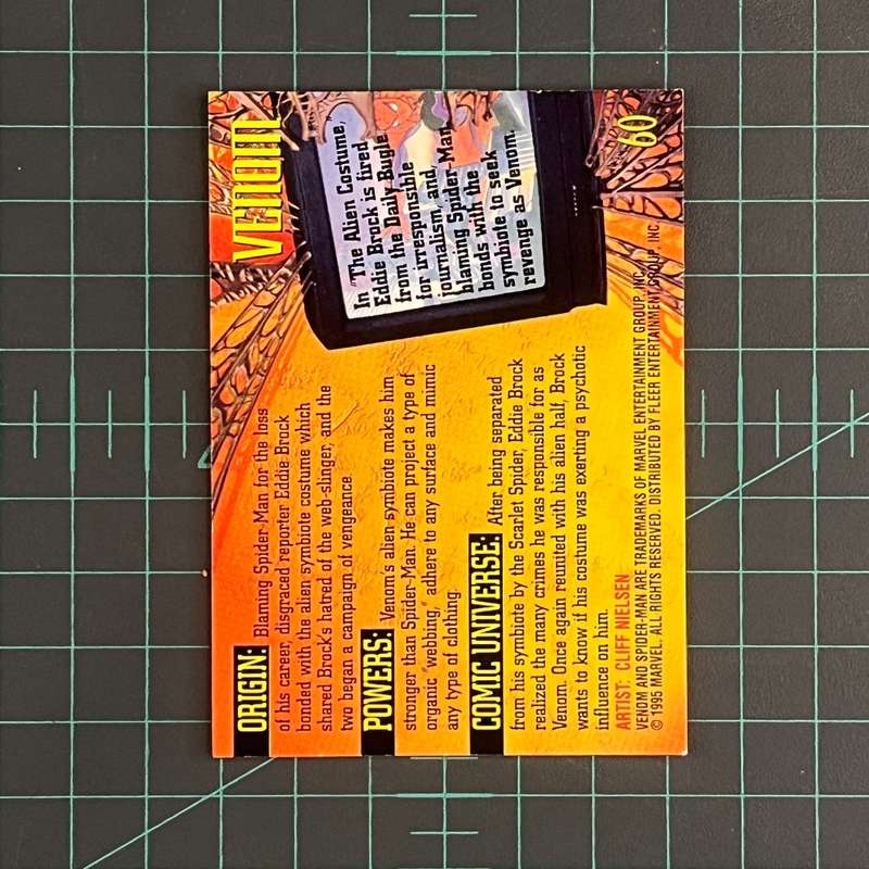 60 Venom | 1995 | Fleer Ultra Spider-Man | Trading Card