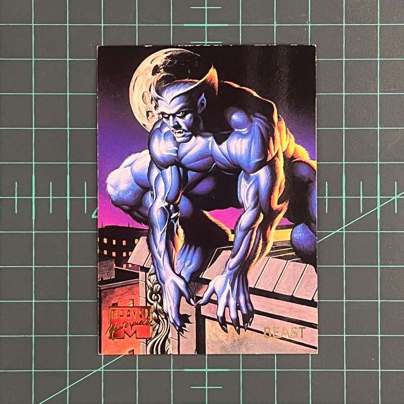 8 Beast | Nelson | 1995 | Marvel Masterpieces | Trading Card