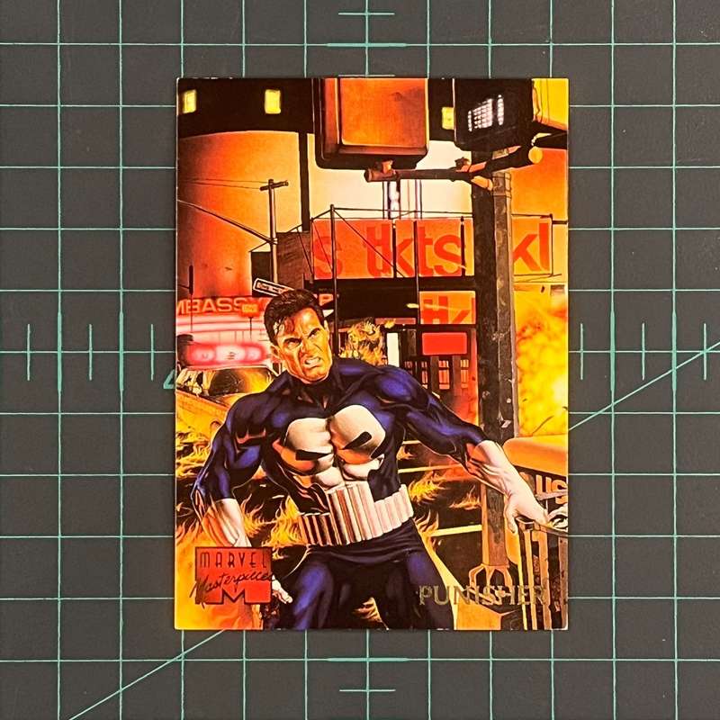 80 Punisher | Nelson | 1995 | Marvel Masterpieces | Trading Card