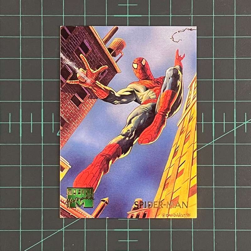 91 Spider-Man | Devries | 1995 | Marvel Masterpieces | Trading Card