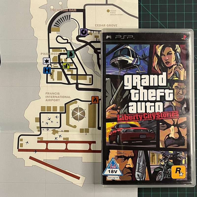Grand Theft Auto: Liberty City Stories | Including Map | PSP | Used Game