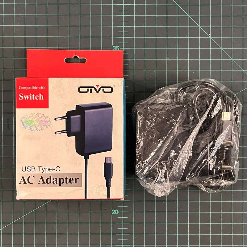 AC Adapter | Charger | USB-C | Generic 3rd Party | Nintendo Switch | New Accessories
