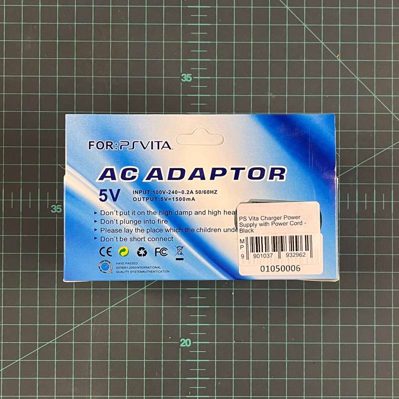 AC Adapter | Generic 3rd Party | PS Vita | Playstation Vita | New Accessories