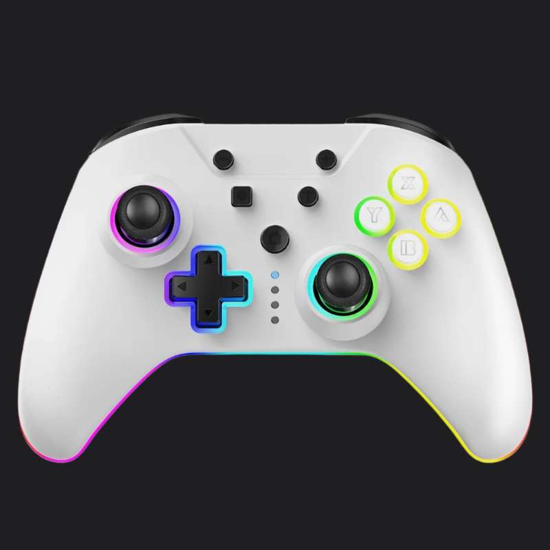 Armor3 NuRival Wireless Hall Effect Stick Game Controller For Switch - White