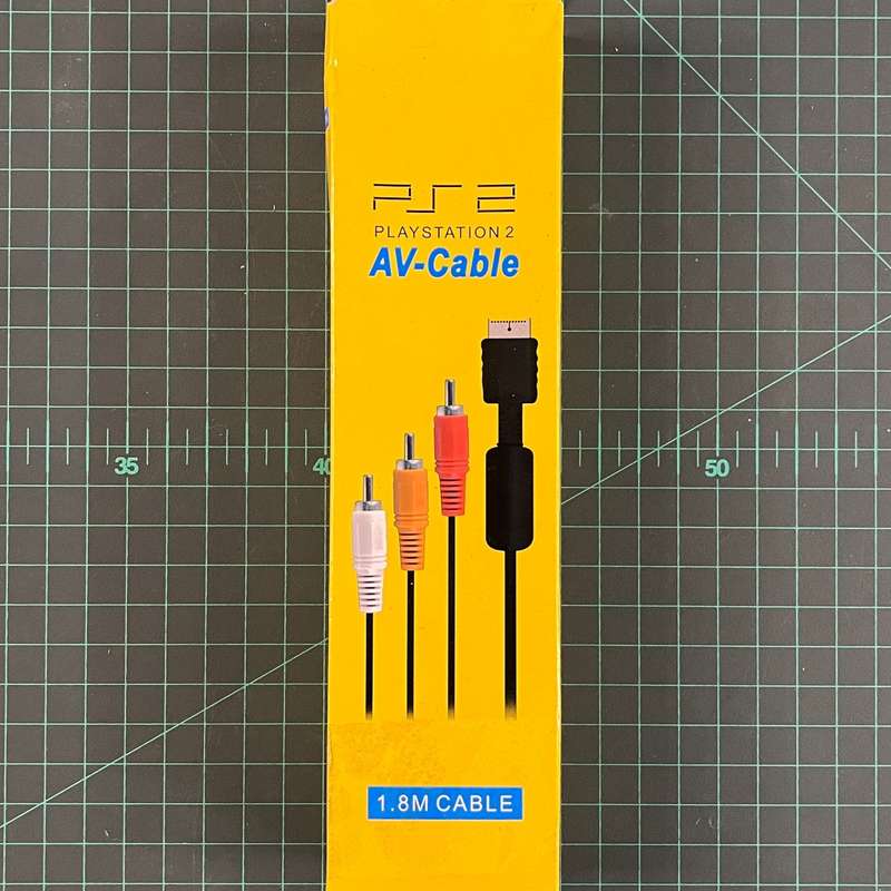 AV Cable | Generic 3rd Party | PS2 | Playstation 2 | New Accessories
