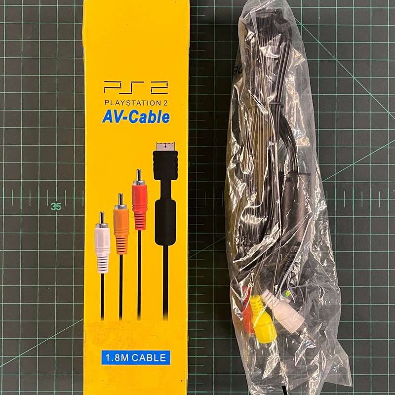 AV Cable | Generic 3rd Party | PS2 | Playstation 2 | New Accessories