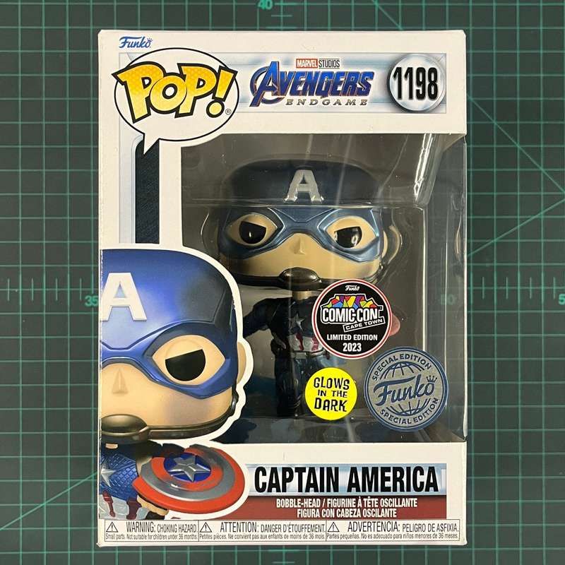 Captain America | #1198 | Funko Special Edition | Comic-Con Cape Town 2023 Limited Edition | Funk...