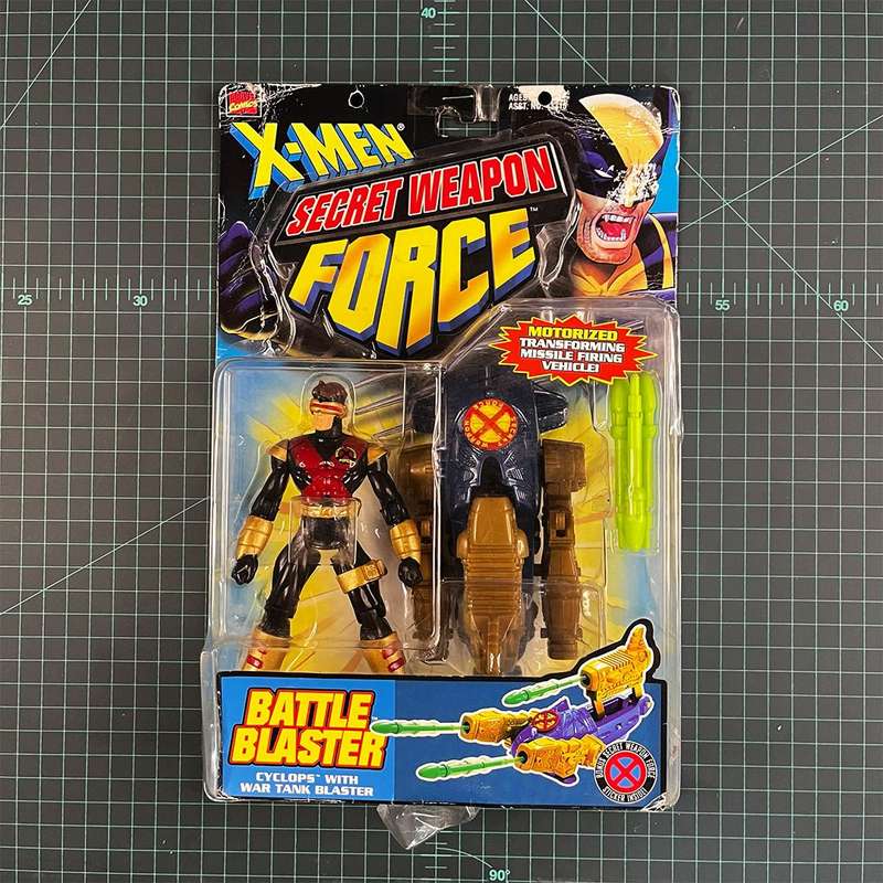 Cyclops | X-Men: Secret Weapon Force Battle Blaster | 1998 | Toy Biz | Figurine | Collectible | T...