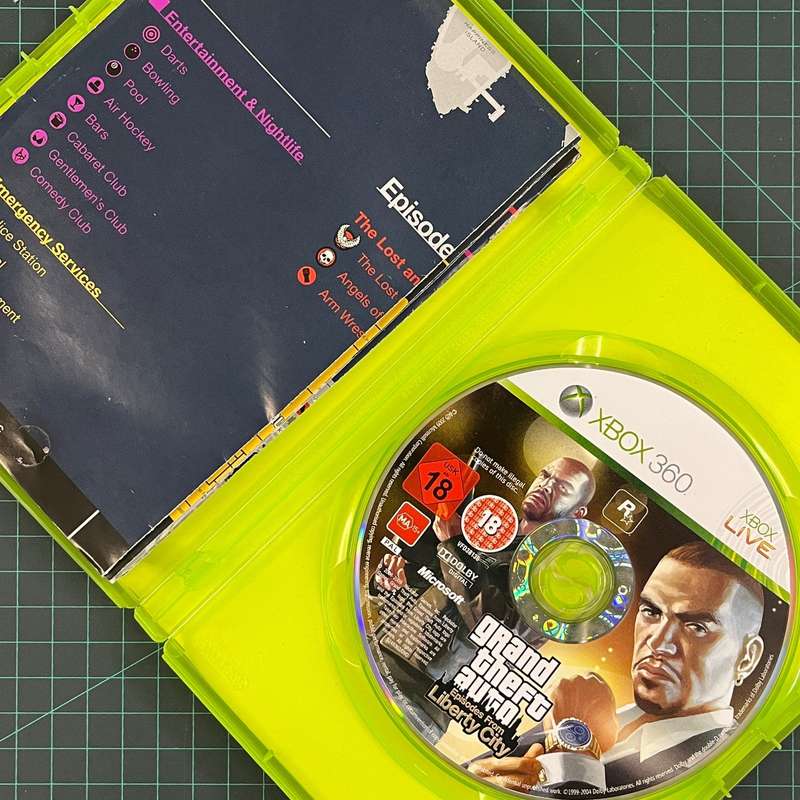 Grand Theft Auto: Episodes from Liberty City | Including Map | Xbox 360 | Used Game
