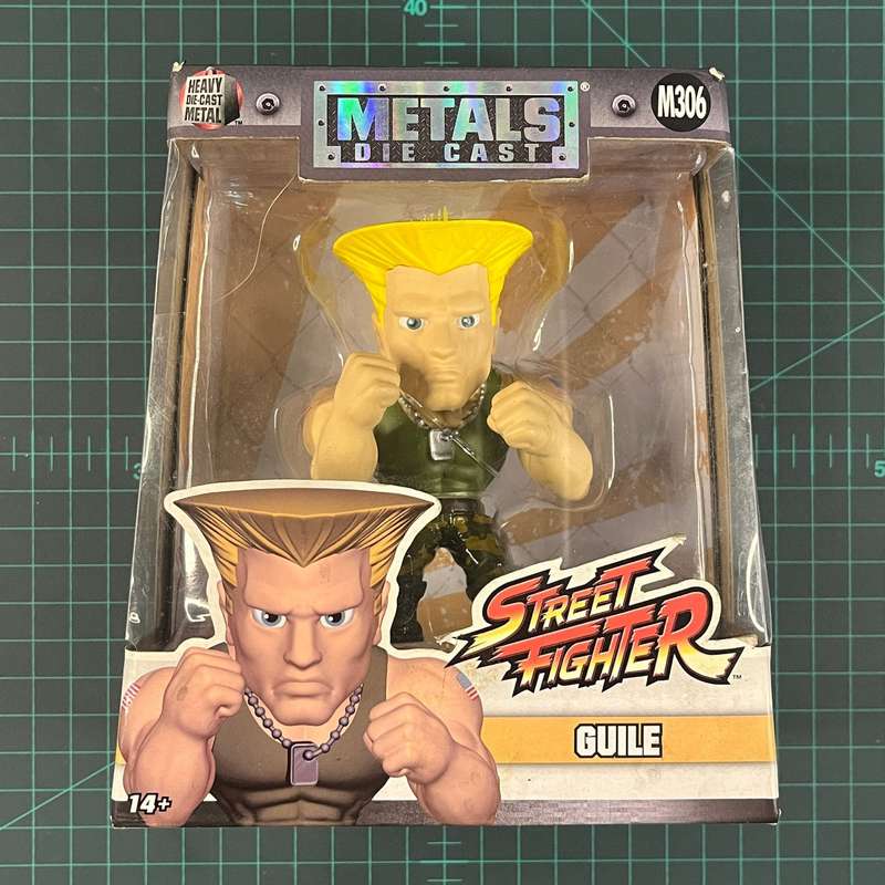 Guile | Street Fighter | M306 | Die Cast Metal | Jada Toys | Figurine | Collectible | Toy | CIB