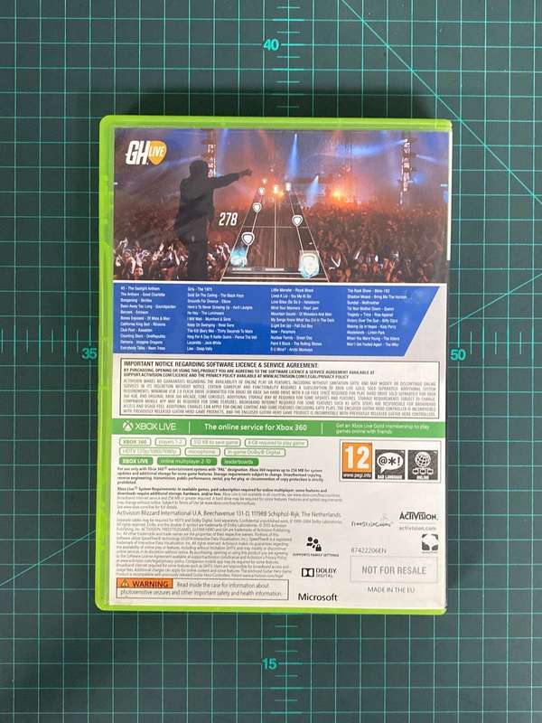 Guitar Hero: Live | XBOX 360 | Used Game | Not for resale