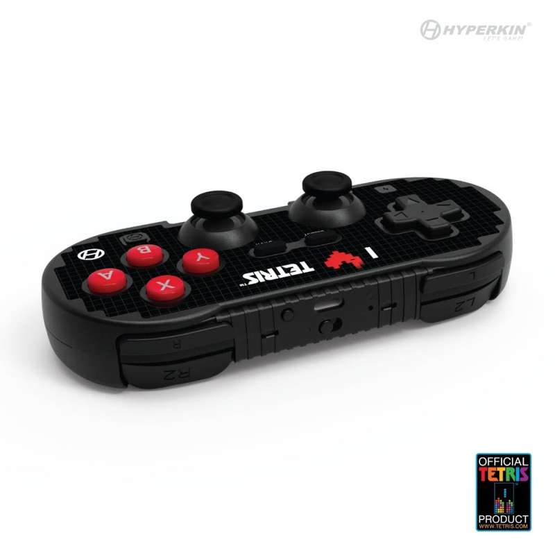Hyperkin Official Tetris Pixel Art Bluetooth Switch Controller - Heart Drop