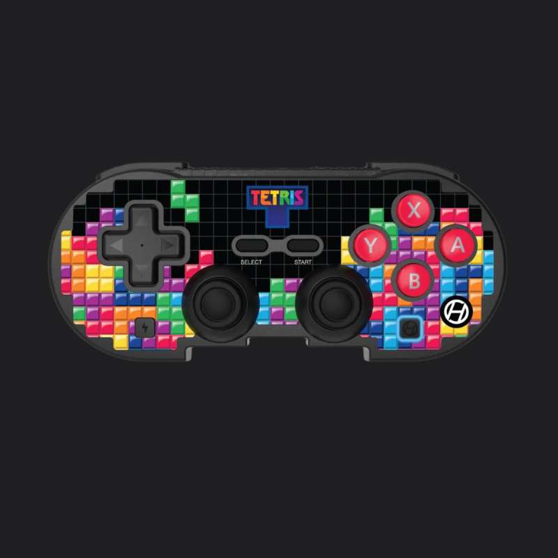 Hyperkin Official Tetris Pixel Art Bluetooth Switch Controller - Tetrimino Stack
