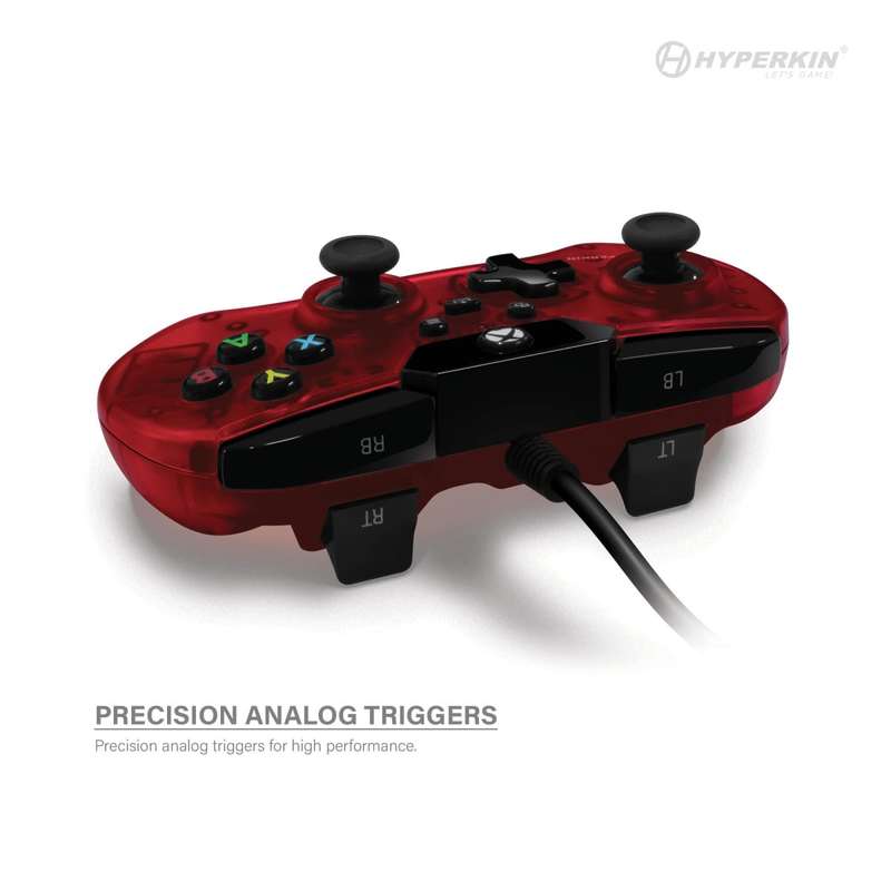Hyperkin X91 Retro Wired Xbox Controller - Ruby Red