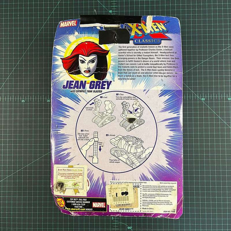 Jean Grey | X-Men: Classics Battle Blasters | Including VHS | 2000 | Toy Biz | Figurine | Collect...