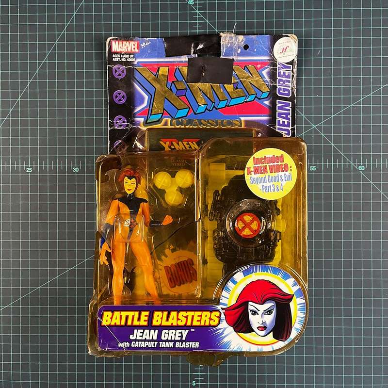 Jean Grey | X-Men: Classics Battle Blasters | Including VHS | 2000 | Toy Biz | Figurine | Collect...
