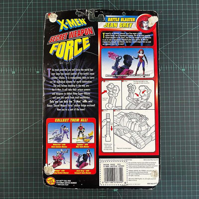 Jean Grey | X-Men: Secret Weapon Force Battle Blaster | 1998 | Toy Biz | Figurine | Collectible |...