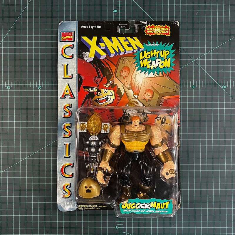 Juggernaut | X-Men: Classics Light Up Weapon | 1996 | Toy Biz | Figurine | Collectible | Toy | Ne...