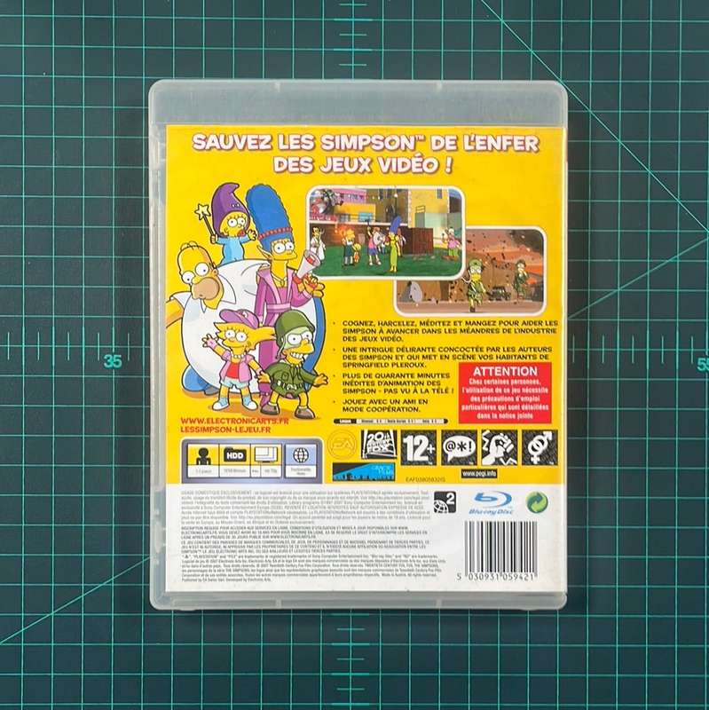 Les Simson Le Jeu | The Simpsons Game | PS3 | PlayStation 3 | French | Used game | No manual