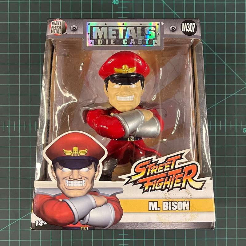 M. Bison | Street Fighter | M307 | Die Cast Metal | Jada Toys | Figurine | Collectible | Toy | CIB