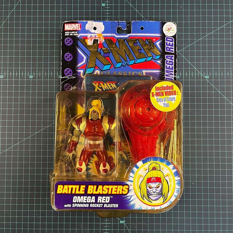 Omega Red | X-Men: Classics Battle Blasters | Including VHS | 2000 | Toy Biz | Figurine | Collect...