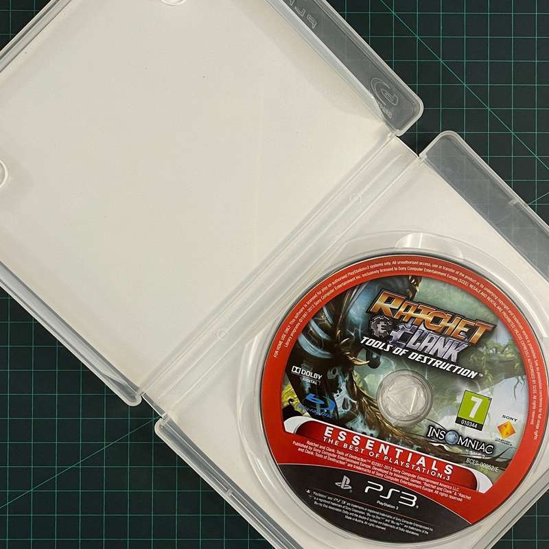 Ratchet and Clank: Tools of Destruction | PS3 | Playstation 3 | Essentials | Used Game | No Manual