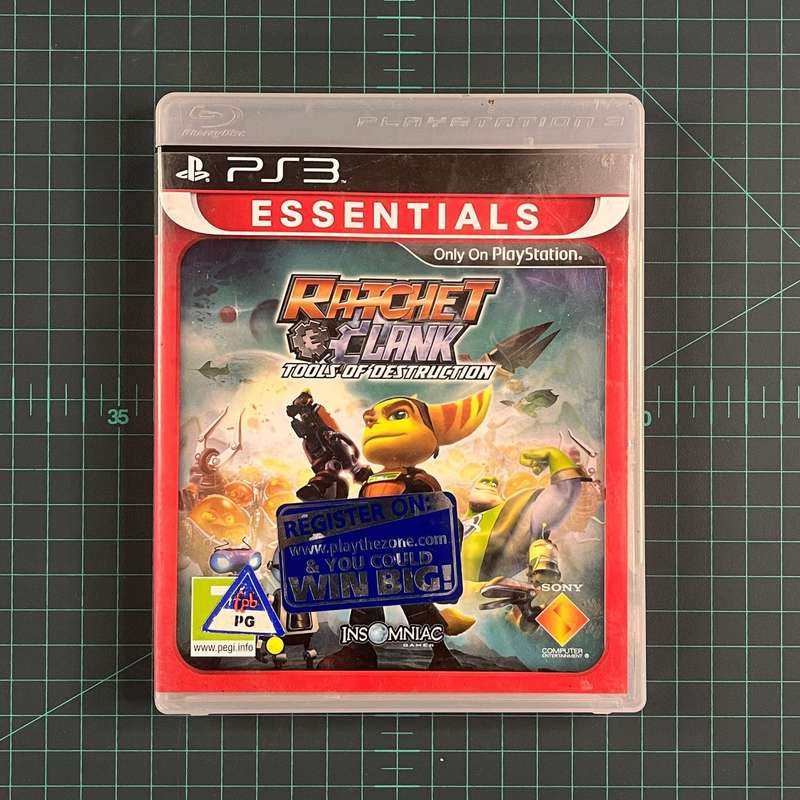 Ratchet and Clank: Tools of Destruction | PS3 | Playstation 3 | Essentials | Used Game | No Manual
