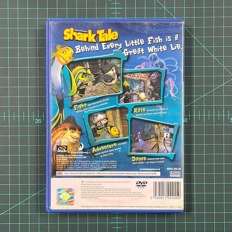 Shark Tale | PS2 | PlayStation 2 | Used Game | No Manual