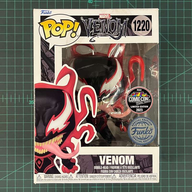 Venom | #1220 | Funko Special Edition | Comic-Con Cape Town 2023 Limited Edition | Funko Pop | Co...