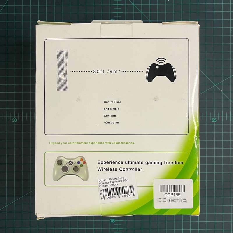 Wireless Xbox Controller | Generic 3rd Party | Black | Xbox 360 | New Accessories