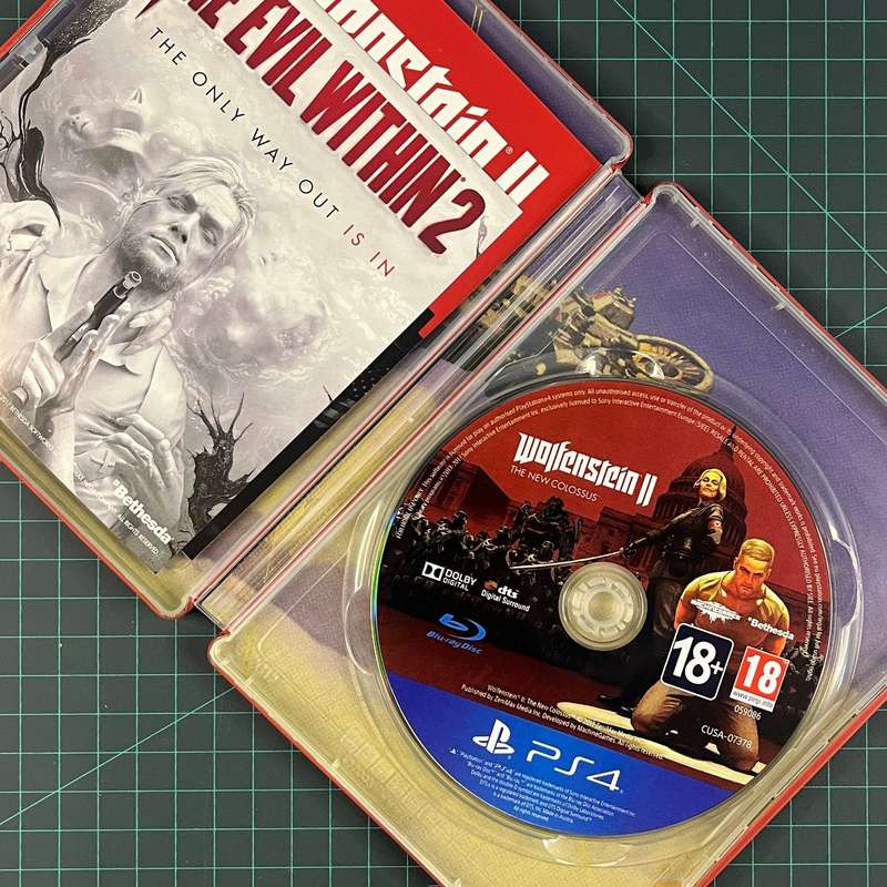 Wolfenstein II: The New Colossus | PlayStation 4 | PS4 | Steelboook | Used Game