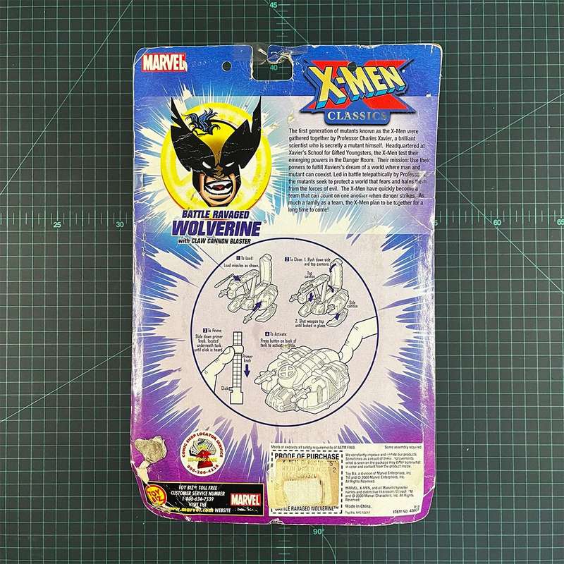 Wolverine | X-Men: Classics Battle Blasters | Including VHS | 2000 | Toy Biz | Figurine | Collect...